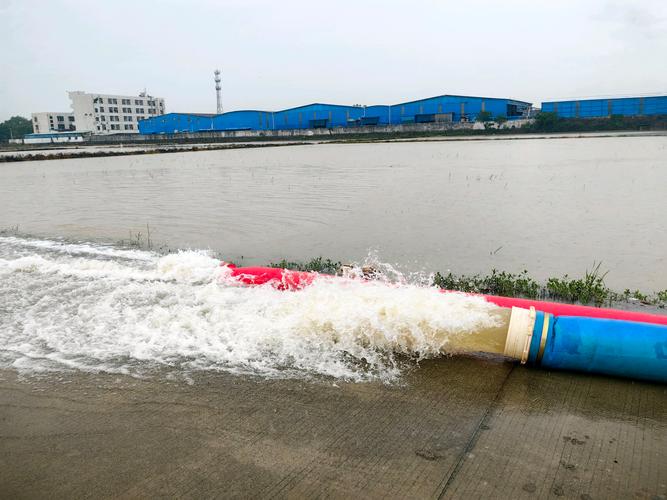 湖南洞庭湖区1.5万处泵站抓紧抢排渍水
