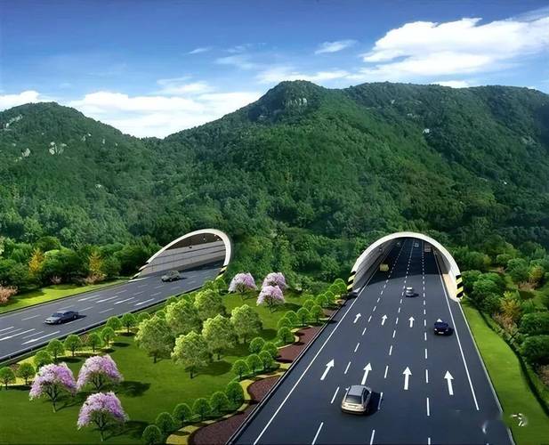 乐化公路香草隧道左线贯通