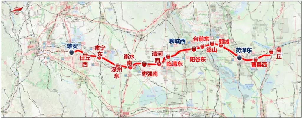 雄商高铁全线5座大跨度连续梁全部合龙