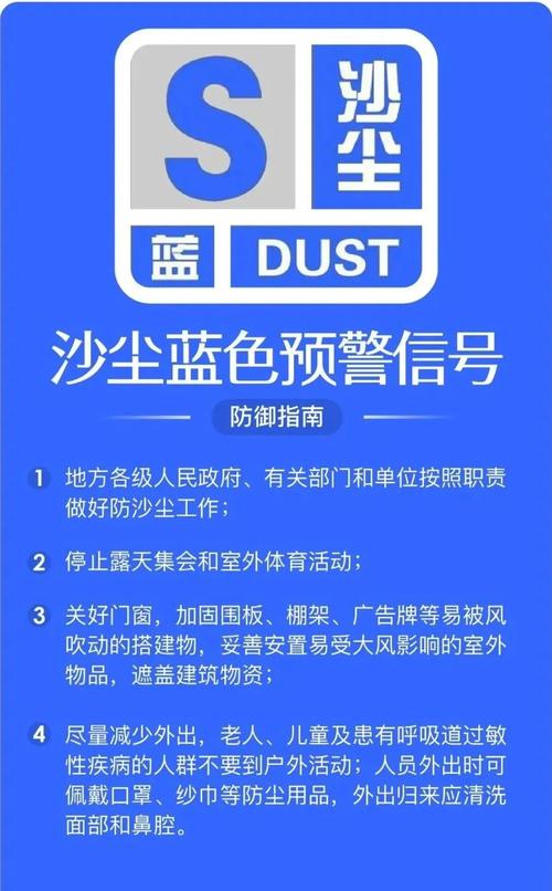 甘肃省白银市发布沙尘蓝色预警_1
