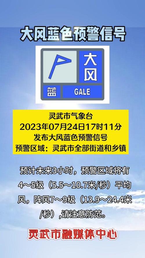 河南省新密市发布大风蓝色预警_3