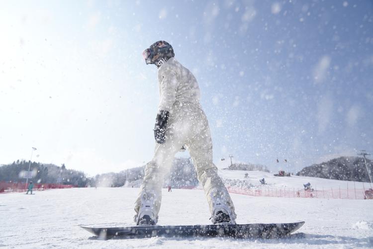 雅安一滑雪场“开板”迎客 “滚滚”也登场了
