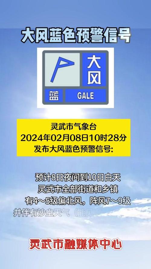 贵州省兴义市发布大风蓝色预警