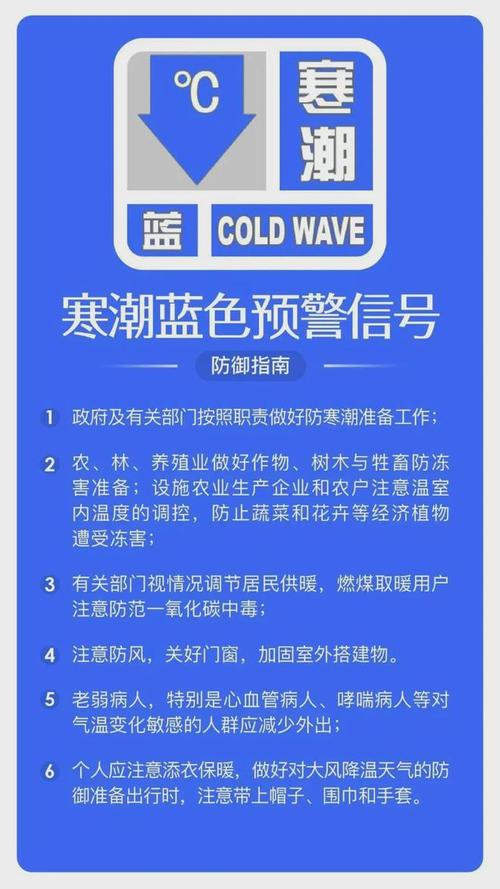 贵州省湄潭县发布寒潮蓝色预警