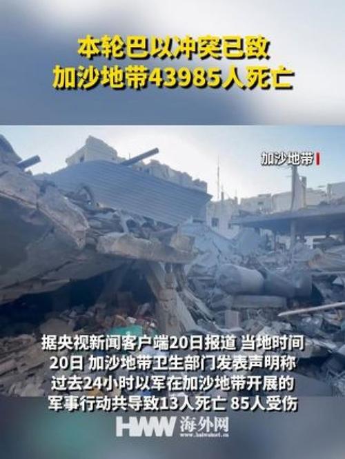 本轮巴以冲突已致加沙地带39006人死亡