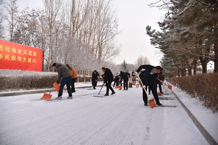 芜湖多部门迎风战雪保畅通