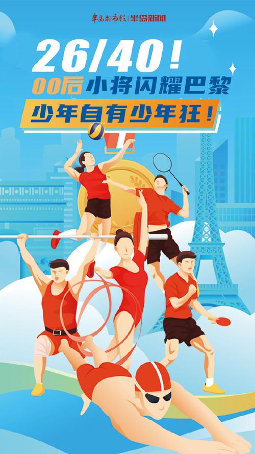 青春正当时,中国奥运小将努力拼搏、超越自我