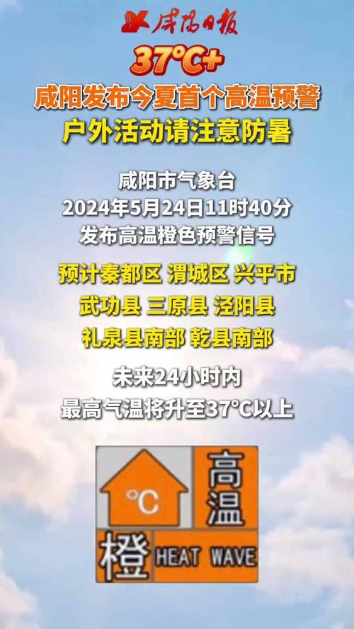 陕西省阎良区发布高温黄色预警_2